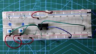 SN74LS00  NAND Gate IC 7400 explained  Truth table with breadboard connection [upl. by Nathanael]