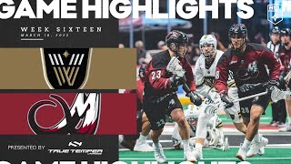 Vancouver Warriors vs Colorado Mammoth  Game Highlights [upl. by Hoskinson]