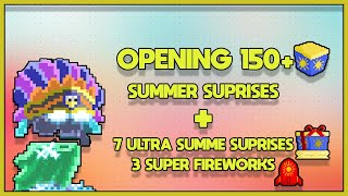 GROWTOPIA  OPENING 150 SUMMER SUPRISES  7 SSS  3 SUPER FIREWORK SUMMERFEST 2024 [upl. by Alberta536]