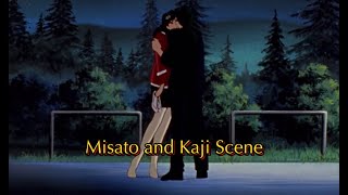 Neon Genesis Evangelion Episode 15  Misato and Kaji Scene  NJ  Getme Qal [upl. by Lan]