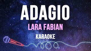 Lara Fabian  Adagio Karaoke [upl. by Bohlin]