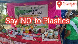 SAY NO TO SINGLEUSE PLASTICS  Balunkeswar Nodal Vidyapitha Eco Club Initiative  PLASTIC FREE [upl. by Bittner]