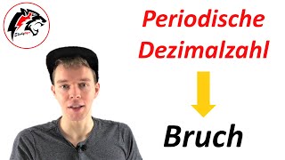 PERIODISCHE Dezimalzahlen in BRÜCHE umwandeln  Mathe Tutorial [upl. by Nesta]