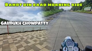 Morning Short Ride  Bahot din ke baad ride ki  Gaimukh Chowpatty Thane mumbai [upl. by Yekciv]