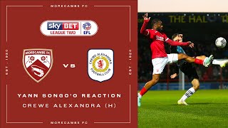 Songoo speaks after Crewe loss [upl. by Eiryk]