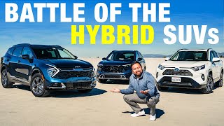 Honda CRV vs Kia Sportage vs Toyota RAV4  Compact Hybrid SUV Comparison Test [upl. by Chauncey655]