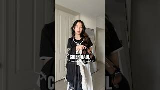 Cider try on haul 🤍 demure edition ✨shopcider cidergang ciderhaul outfits outfitideas demure [upl. by Apicella876]