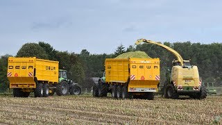 Krone BigX 700 DeutzFahr 7250 amp DEWA 50m³ DeutzFahr 6210 amp DEWA 40m³  Loonw TJampens [upl. by Ennaimaj831]