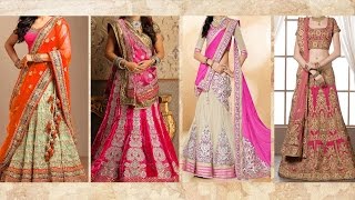 5 Gorgeous Ways To Wear Lehenga Saree amp Makeup  How To Wear Lehenga In Different Style to Look Slim [upl. by Izzy]