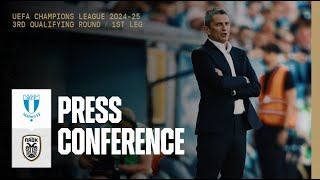 Press Conference Malmö FF Vs PAOK FC – Live PAOK TV [upl. by Arleyne]