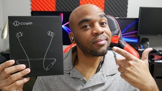 NEW 2018 Cowin HE5A Active Noise Cancelling Earbuds Review and Unboxing [upl. by Moureaux]