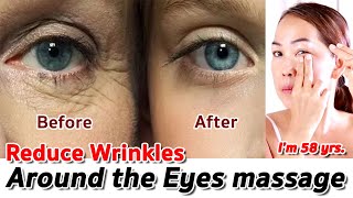 Reduce wrinkles around the eyes massage  NO TALKING  Facial Massage [upl. by Notnef]