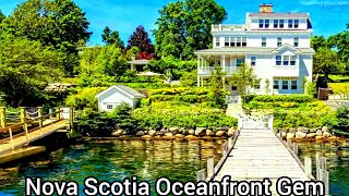 Nova Scotia Waterfront Homes  5bd  7ba  Waterfront Cottage  Nova Scotia Real Estate  OFF NOW [upl. by Chenay735]