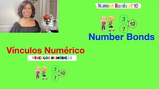 Number Bond Vínculo numérico Basic Spanish math for kids and Inglés básico para niños [upl. by Hiltner]