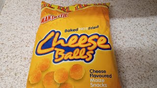 Cheese balls Snacks Food Review Lidl £149 300g [upl. by Farika]