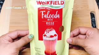 Weikfield falooda mix  how to make weikfield falooda mix  weikfield falooda mix recipe in hindi [upl. by Alyks891]