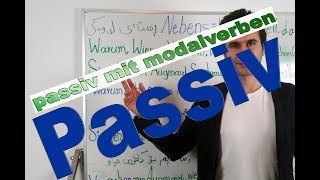 passiv mit modalverben شرح Lektion 25  part 5 درس المبني للمجهول في اللغة الالمانية [upl. by Nmutua177]