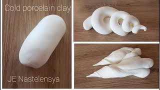 How to make flexible moldable cold porcelain modeling clay [upl. by Franklyn192]