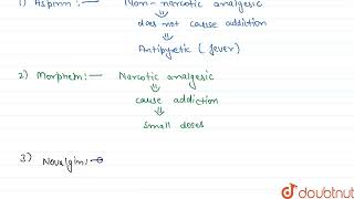 Which of the following is not an analgesic drug  12  TEST 2  CHEMISTRY  AAKASH INSTITUTE EN [upl. by Studner753]