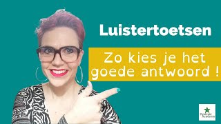 Luistertoets Engels  Zo kies je het goede antwoord [upl. by Eirameinna]