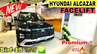 New 2024 Alcazar Facelift❤️Top Model ReviewPremium Features Added Price Sirf15 Lakh🔥 [upl. by Raama]