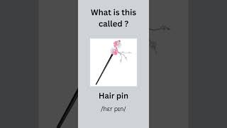 What is this called Hair accessories english learnenglish dailyenglish vocabulary accessories [upl. by Ayk]