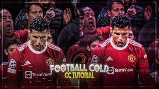 Football Cold Cc  Alight Motion Tutorial Like AE Preset [upl. by Malita]