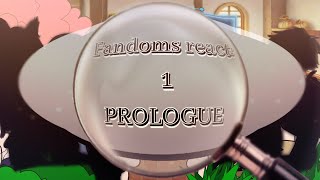 ☄️Fandoms react to each other 110  PROLOGUE🌠 [upl. by Neirbo426]