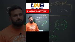 NDA CDS 1 2024 Exam Will Postponed election ndaexam upscnotification2024 [upl. by Nage]