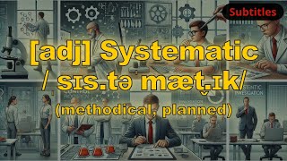 adj Systematic meaning methodical planned with 5 examples [upl. by Sirromad]