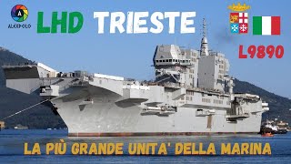 Lhd Trieste Marina Militare Varo Italian Navy biggest ship 2022 [upl. by Adnar]