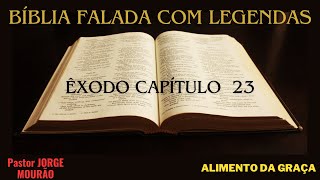 BÍBLIA FALADA COM LEGENDAS ÊXODO CAPÍTULO 23 [upl. by Aikemehs341]