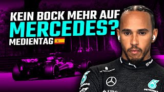 Angepisst Hamilton im Motivationsloch I Medientag F1 Barcelona 2024 [upl. by Stefania52]