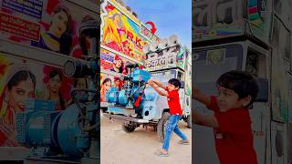 how to Mini dj generator start😱😱 new mini dj vs big dj truck  Amazing power mini dj truck [upl. by Ellenahc]