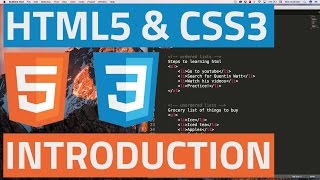 HTML5 and CSS3 beginner tutorial 1  Introduction [upl. by Moule317]