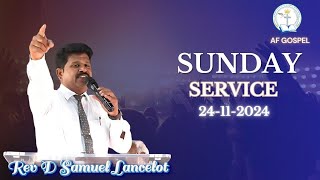 🔴24112024 SUNDAY APOSTALIC FULL GOSPEL CHURCH  live Service  DSAMUEL LANCELOT  AF GOSPEL 🔴 [upl. by Jamieson580]