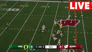 NCAAF LIVE🔴 Oregon Ducks vs Wisconsin Badgers  Week 12 Full Game  2024 College Football 25 [upl. by Namurt]