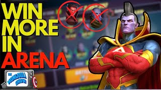 Start WINNING again in Arena without THANOS or MEPHISTO  Marvel Strike Force [upl. by Crosby323]