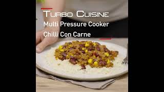 Tefal  Multi Pressure Cooker  Turbo Cuisine  Chilli Con Carne Recipe [upl. by Nnaacissej622]