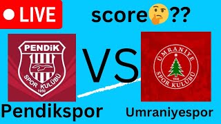 Umraniyespor Vs Pencils por live football match scores resultsupdating Turkish First League [upl. by Rezzani]