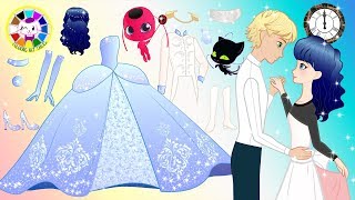 MIRACULOUS Ladybug and Cat Noir pretend Play Princess  Cartoons [upl. by Roth]