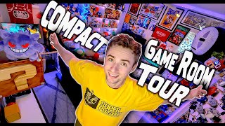 A Very Compact Game Room  2023 Tour [upl. by Ahsilat]