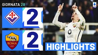 FIORENTINAROMA 22  HIGHLIGHTS  28ª GIORNATA  SERIE A TIM 202324 [upl. by Ierna579]