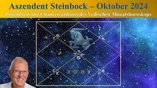 Aszendent Steinbock Oktober 2024 im Vedischen Horoskop [upl. by Elag]