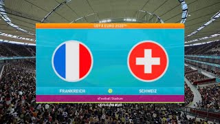 FRANKREICH  SCHWEIZ  UEFA Euro 2020  Achtelfinale  28062021 [upl. by Essirehc]