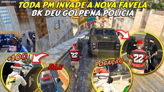 BK DEU GOLPE NA PM  TODA PM INVADE A FAVELA 100 E BAN AO VIVO  TDT DEFENDEU  BKINHO RP CLIPS [upl. by Adelaja]