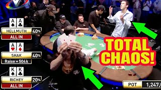 Aces vs Aces vs Kings with Phil Hellmuth  The Most Chaotic Hand in Poker History [upl. by Puglia]