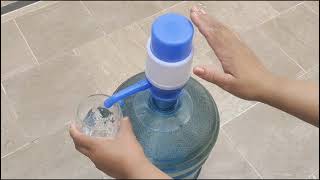 How to use manual bottle dispenser pump daraz parcel unboxing [upl. by Akiret]