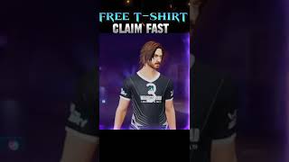 Free fire tshirt free eventfree please gaming freefirevideos [upl. by Yrdua489]