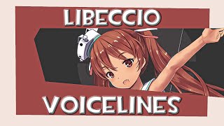 All Libeccio Voicelines Kancolle [upl. by Ayotel9]